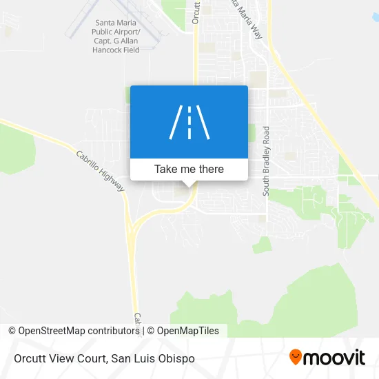 Orcutt View Court map