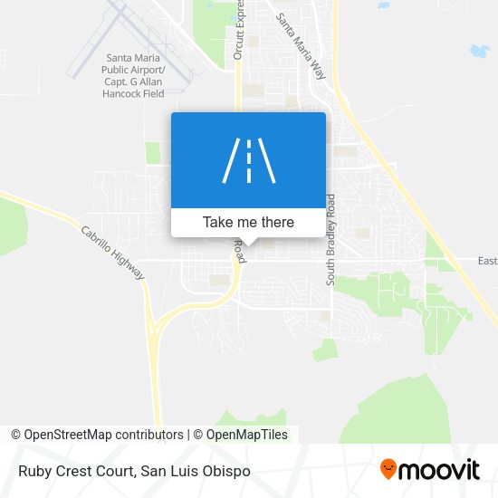 Ruby Crest Court map