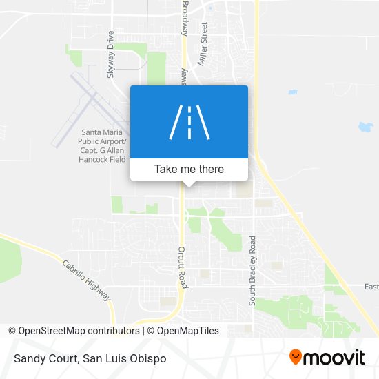 Mapa de Sandy Court