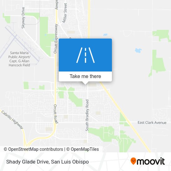 Shady Glade Drive map