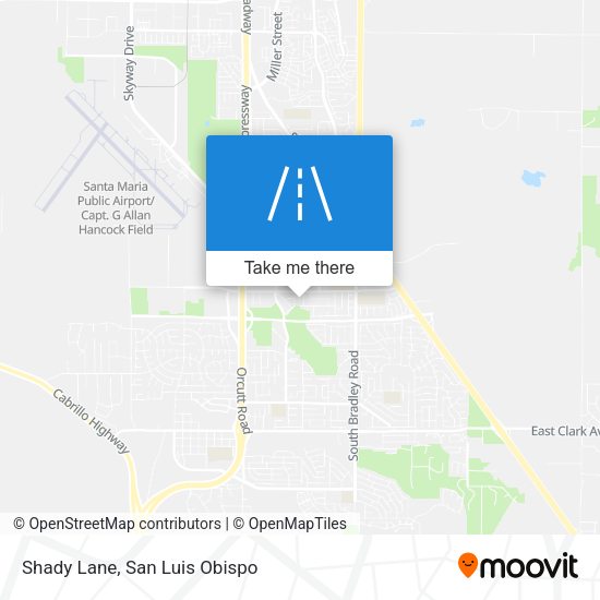 Shady Lane map