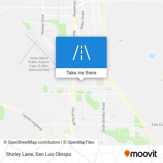 Shirley Lane map