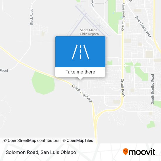 Mapa de Solomon Road