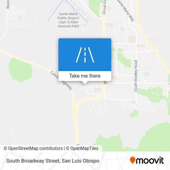 South Broadway Street map
