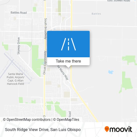 South Ridge View Drive map