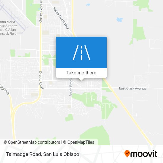 Talmadge Road map