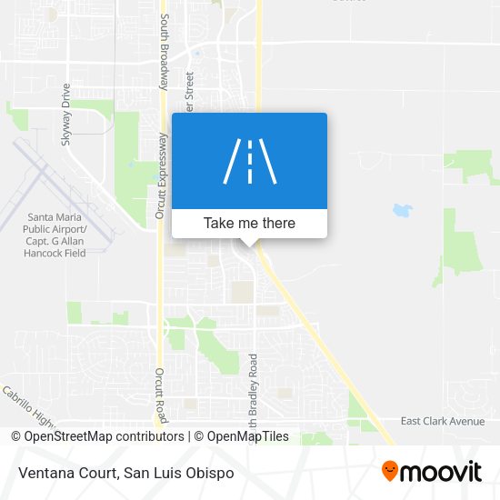 Ventana Court map