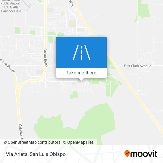 Via Arleta map