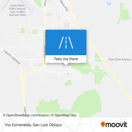 Mapa de Via Esmeralda