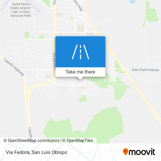 Via Fedora map