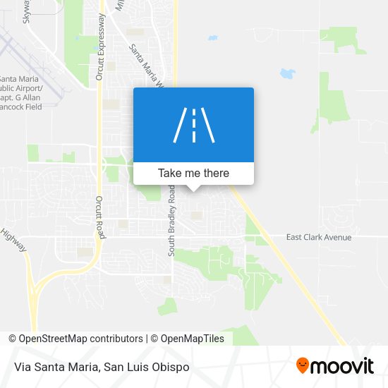 Via Santa Maria map