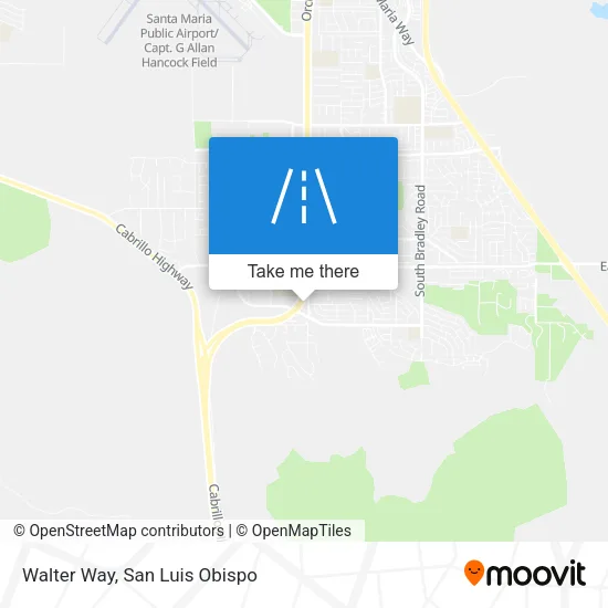 Walter Way map