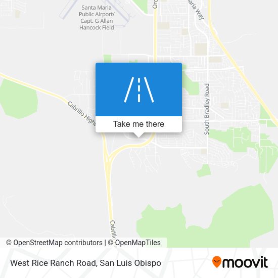 Mapa de West Rice Ranch Road