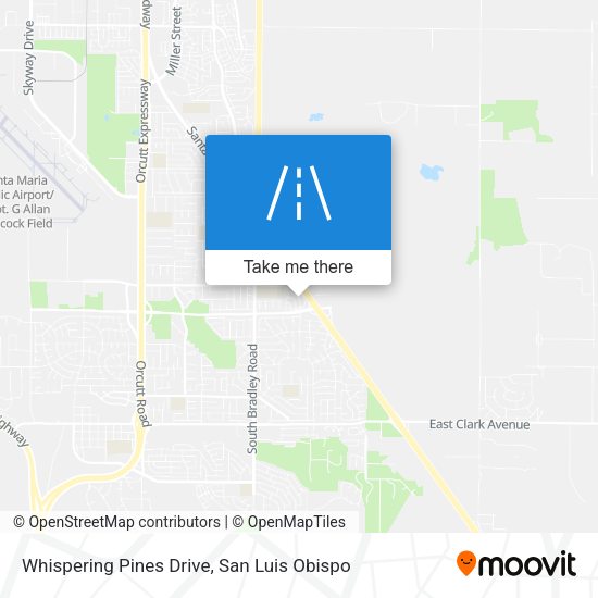 Mapa de Whispering Pines Drive