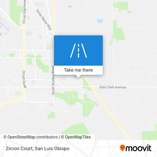 Zircon Court map