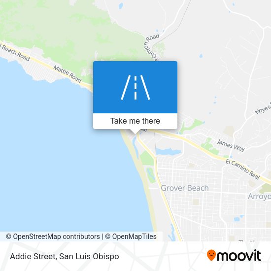 Addie Street map
