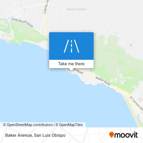 Mapa de Baker Avenue
