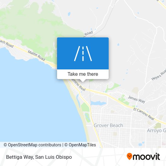 Mapa de Bettiga Way
