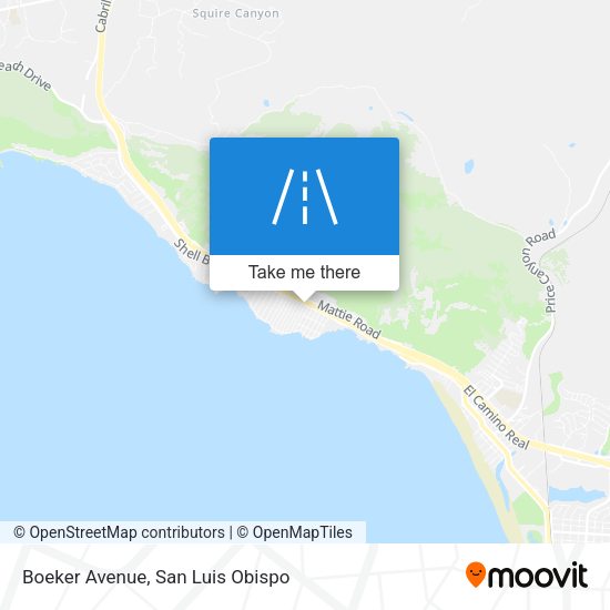 Boeker Avenue map
