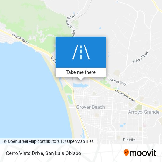 Cerro Vista Drive map