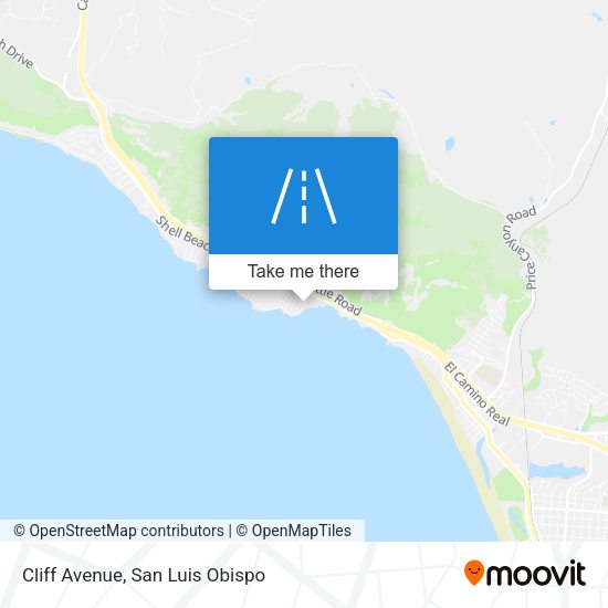 Cliff Avenue map