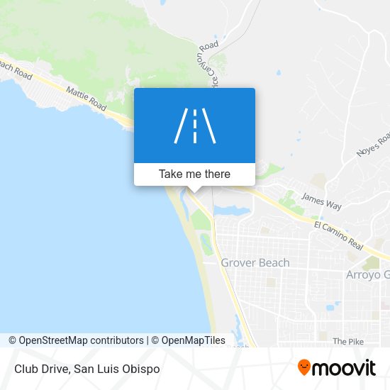Club Drive map