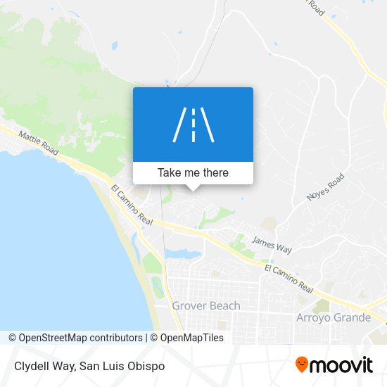 Mapa de Clydell Way