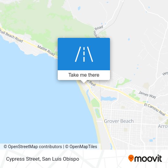 Mapa de Cypress Street