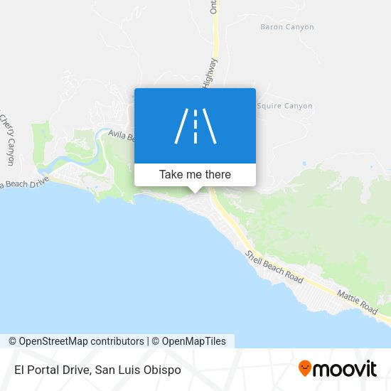 El Portal Drive map