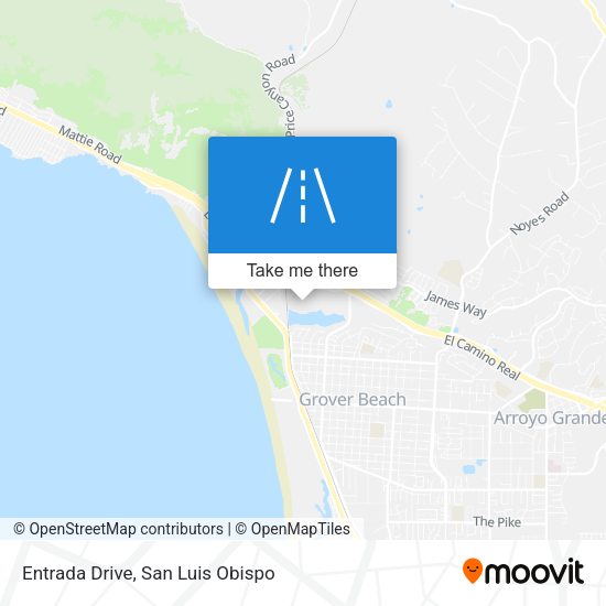 Entrada Drive map