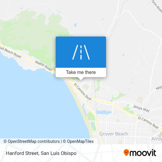 Mapa de Hanford Street
