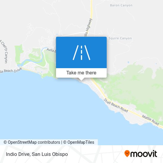 Indio Drive map