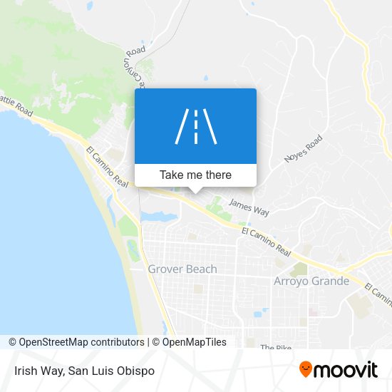 Mapa de Irish Way