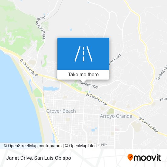 Janet Drive map