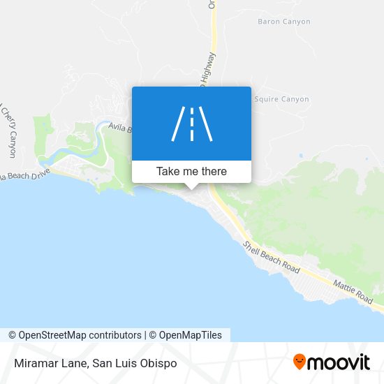 Mapa de Miramar Lane