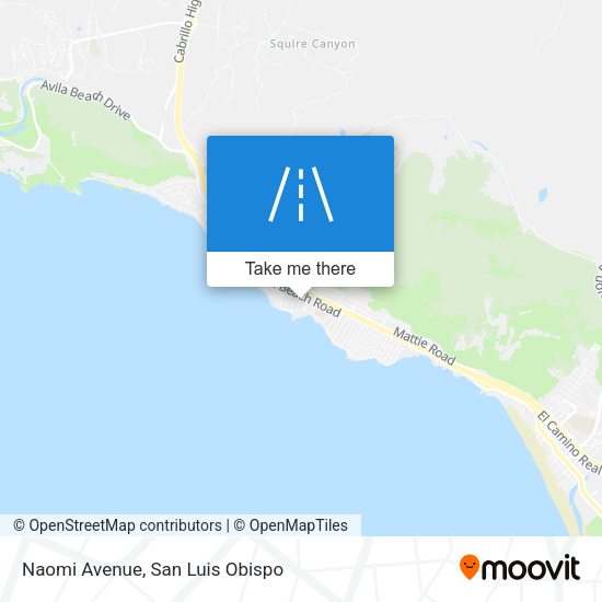 Mapa de Naomi Avenue