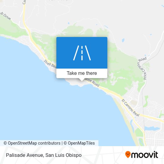 Palisade Avenue map