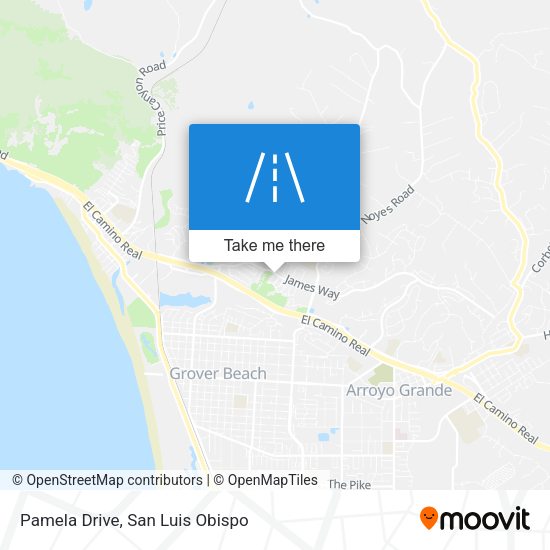 Mapa de Pamela Drive