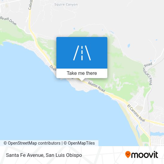Mapa de Santa Fe Avenue