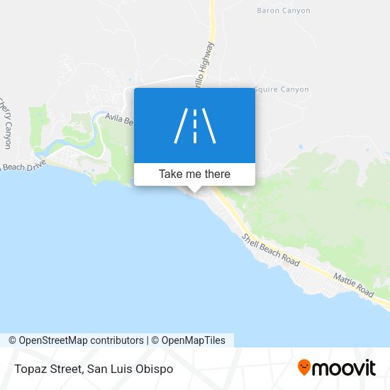 Topaz Street map