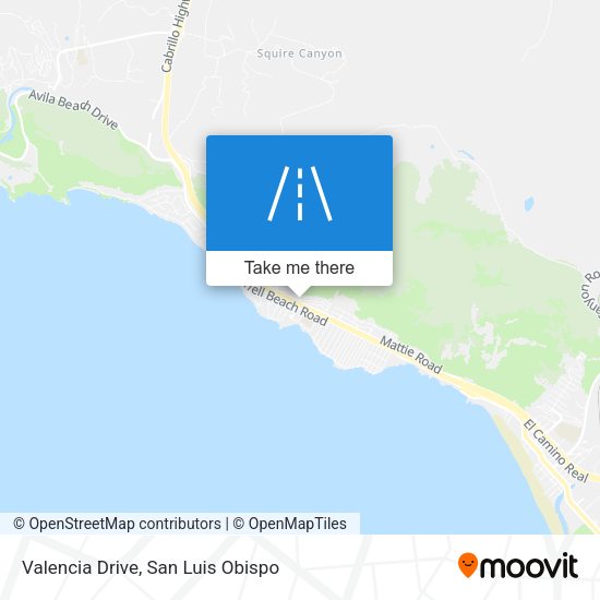 Valencia Drive map