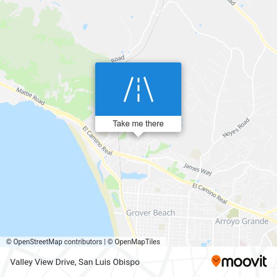 Valley View Drive map