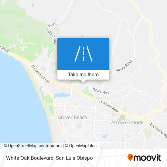 White Oak Boulevard map