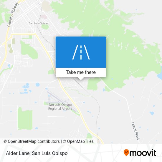 Alder Lane map