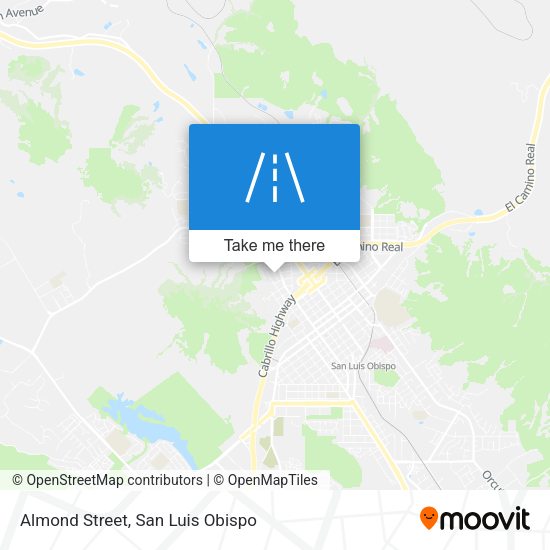 Mapa de Almond Street