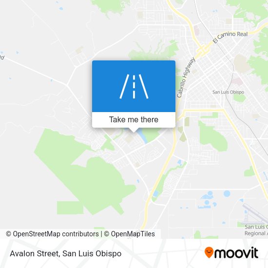 Avalon Street map