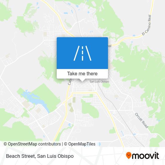 Beach Street map