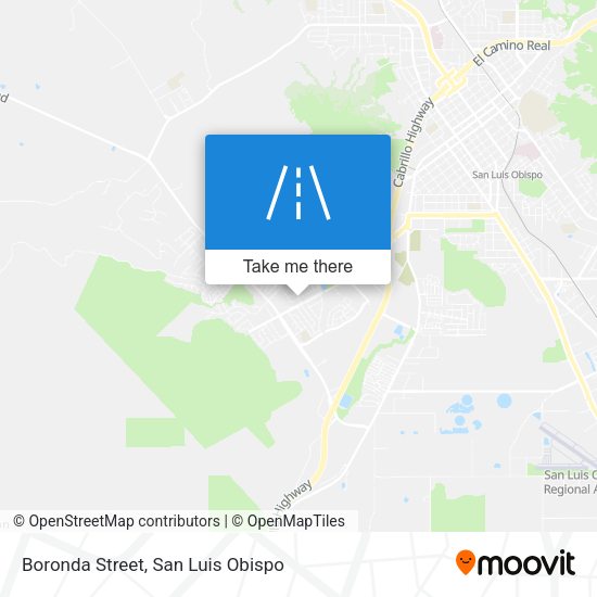 Boronda Street map