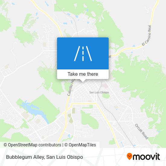 Bubblegum Alley map