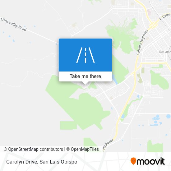 Carolyn Drive map
